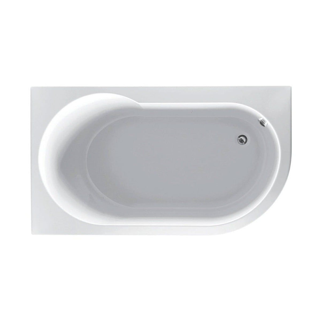 Donello Compact Left Hand Standard Acrylic Shower Bath 1550x900mm