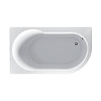 Donello Compact Left Hand Standard Acrylic Shower Bath 1550x900mm