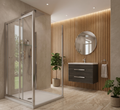 Rivar Chrome Shower Side Panel 800mm