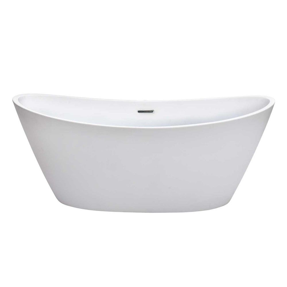 Fawn Freestanding White Acrylic Bath