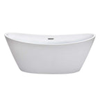 Lambi Freestanding White Acrylic Bath