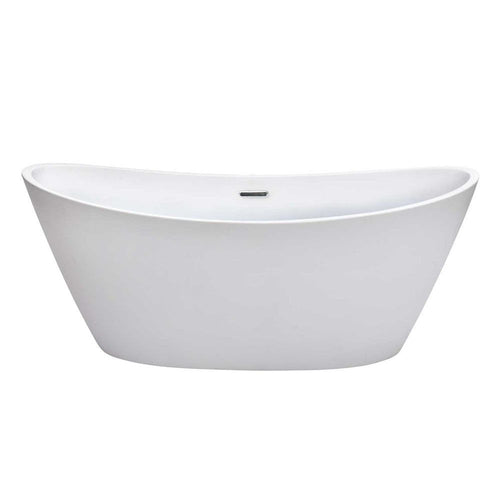 Fawn Freestanding White Acrylic Bath