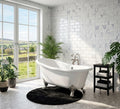 Stellar Freestanding Slipper Cast Iron Bath 1540x750mm